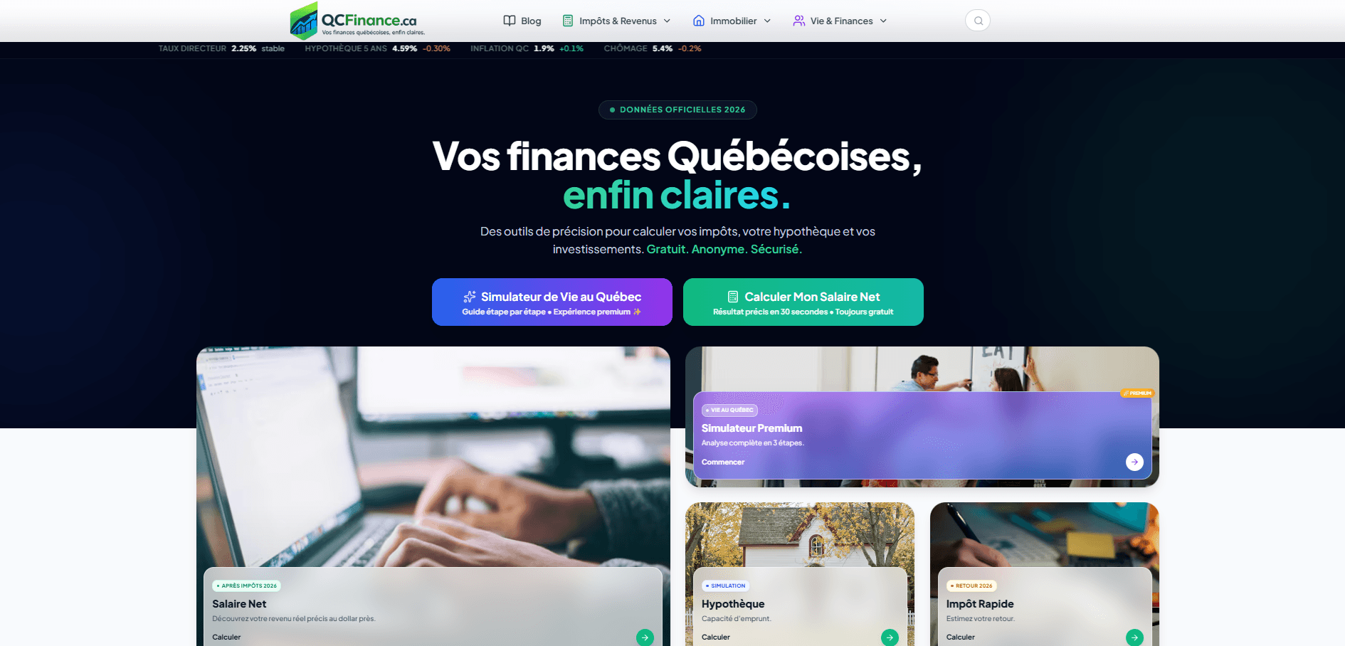 QCFinance - Quebec Financial Calculators